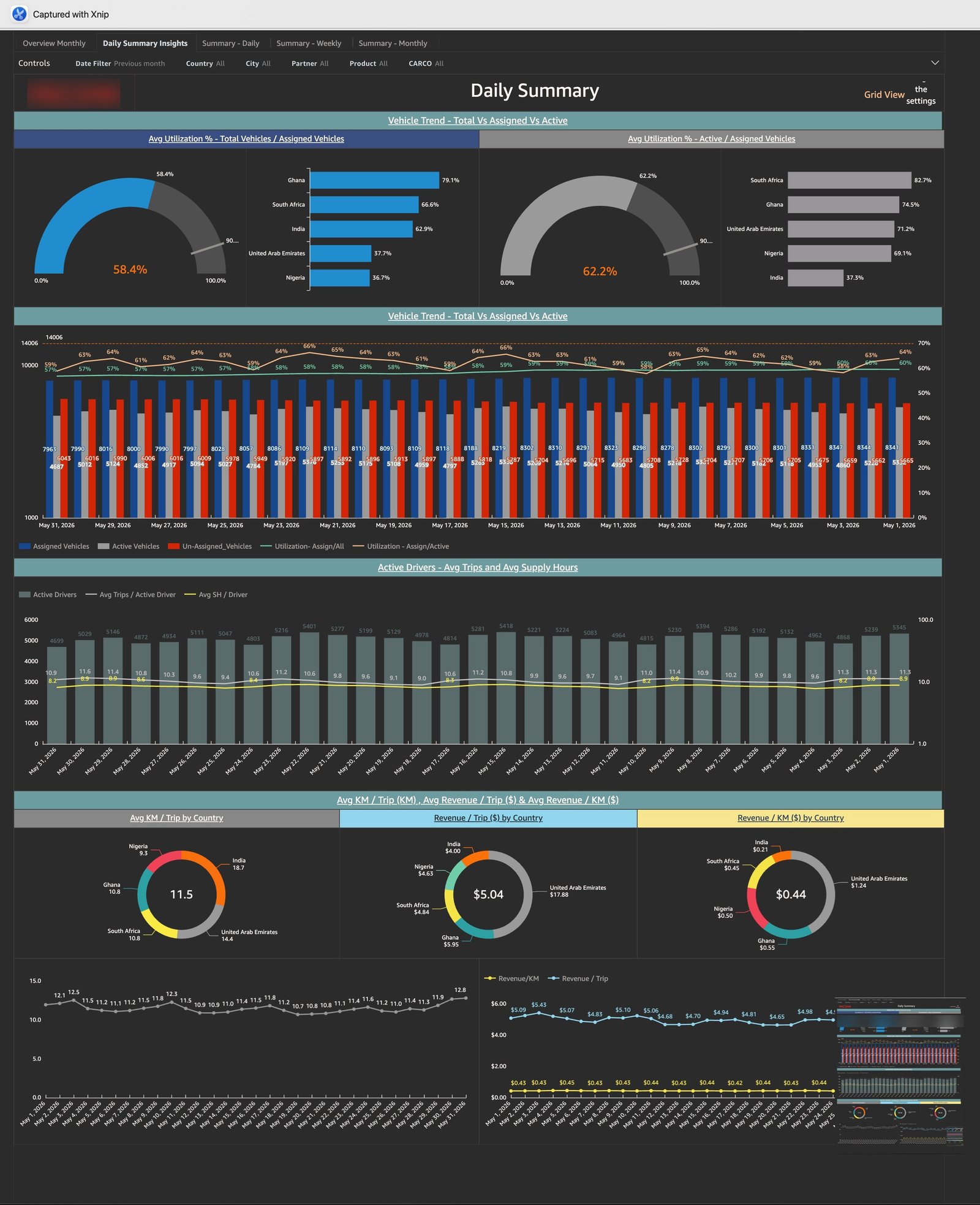 Fleet Analytics Platform screenshot 2
